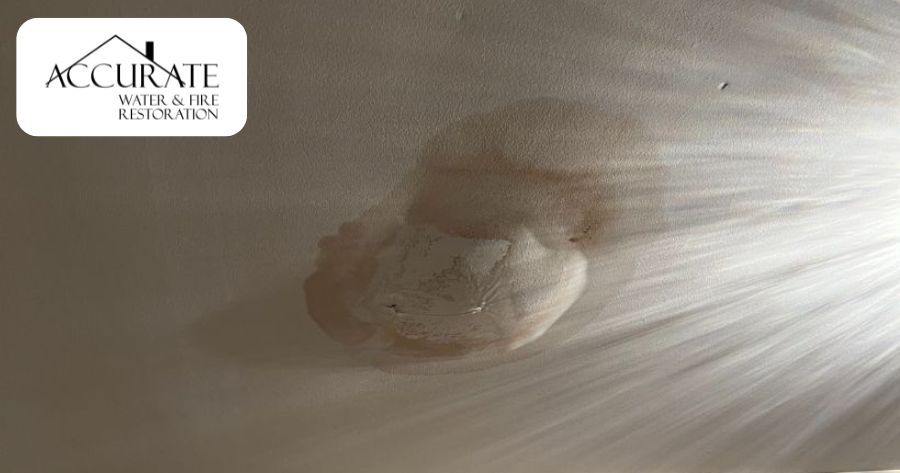 ceiling leak